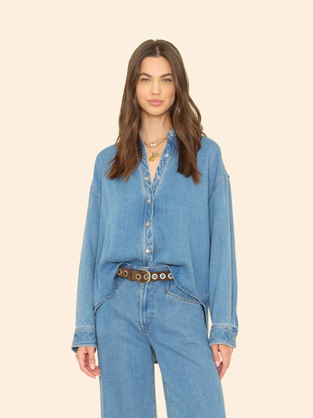 GIA Denim Shirt in Voyage Blue