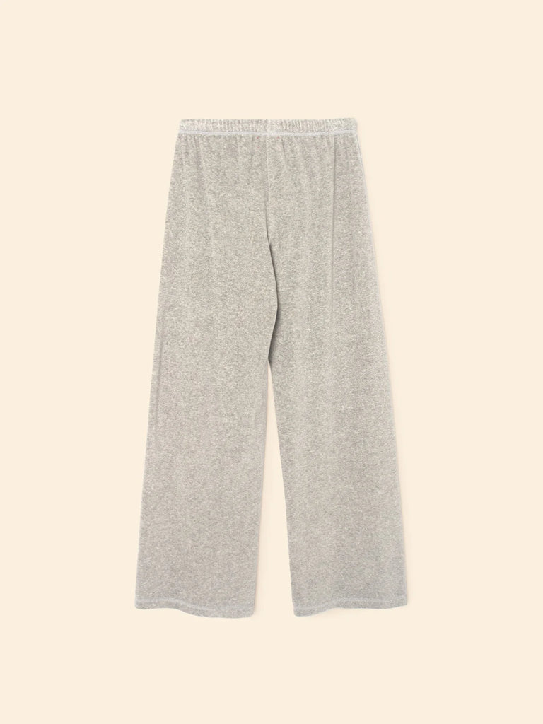 MANON Velour Sweatpants in Heather Grey