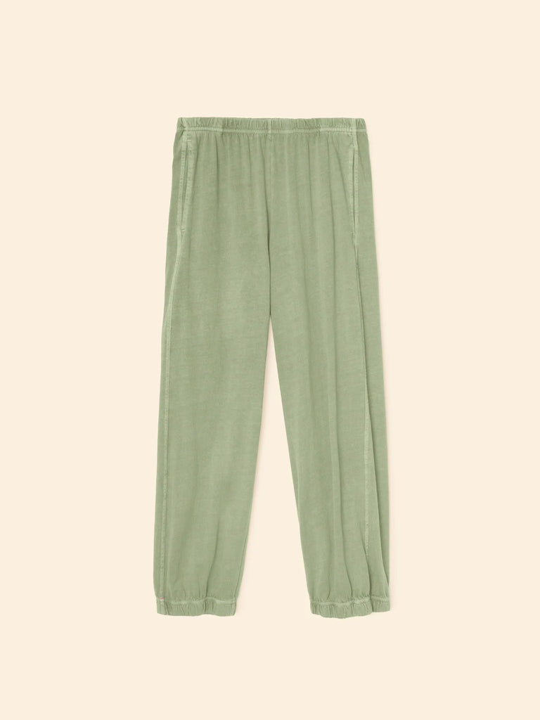 CRISPIN Knit Pants in Vintage Olive Leaf