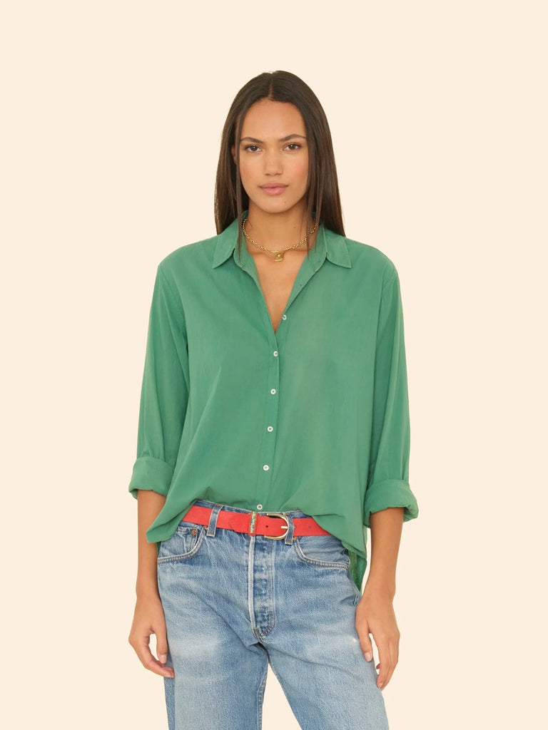 BEAU Long Sleeve Shirt in Mint Leaf
