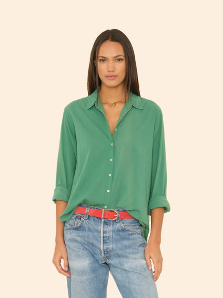 BEAU Long Sleeve Shirt in Mint Leaf