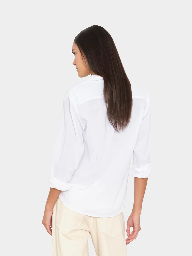 BOWIE Long Sleeve Shirt in White
