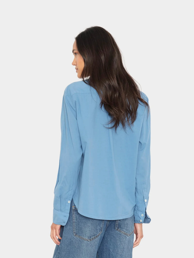 BOWIE Long Sleeve Shirt in Blue Lark