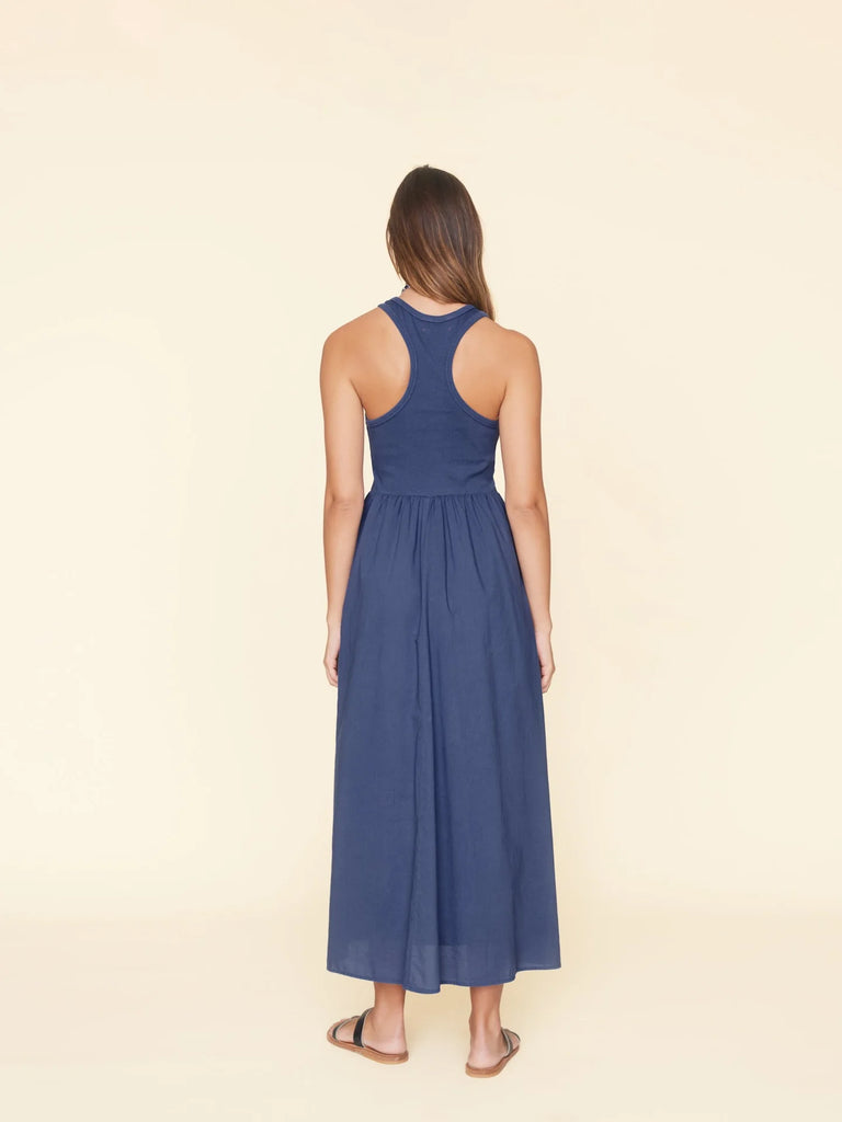 FLYNN Racerback Dress in Marlin Blue