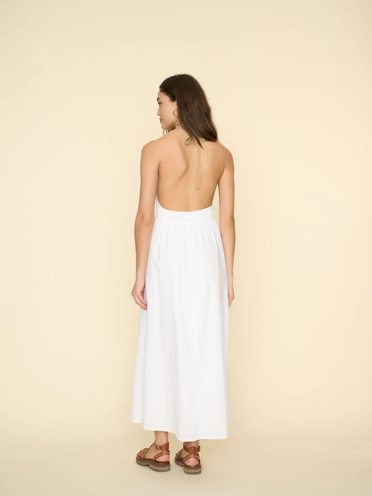 MOLLIE Halter Maxi Dress in White Christina's Luxuries MOLLIE Halter Maxi Dress in White Christina's Luxuries