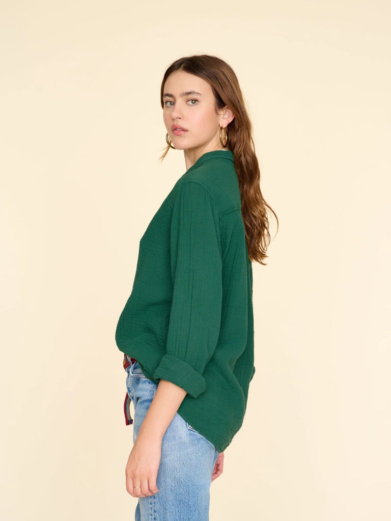 SCOUT Long Sleeve Shirt in Pine Needle