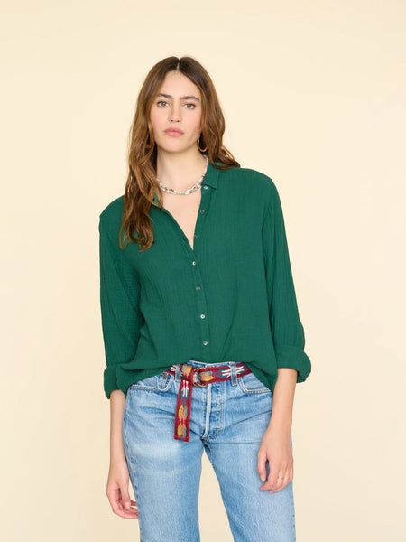 SCOUT Long Sleeve Shirt in Pine Needle