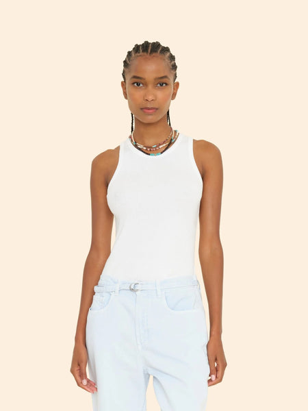 ARYNN Tank Top in White
