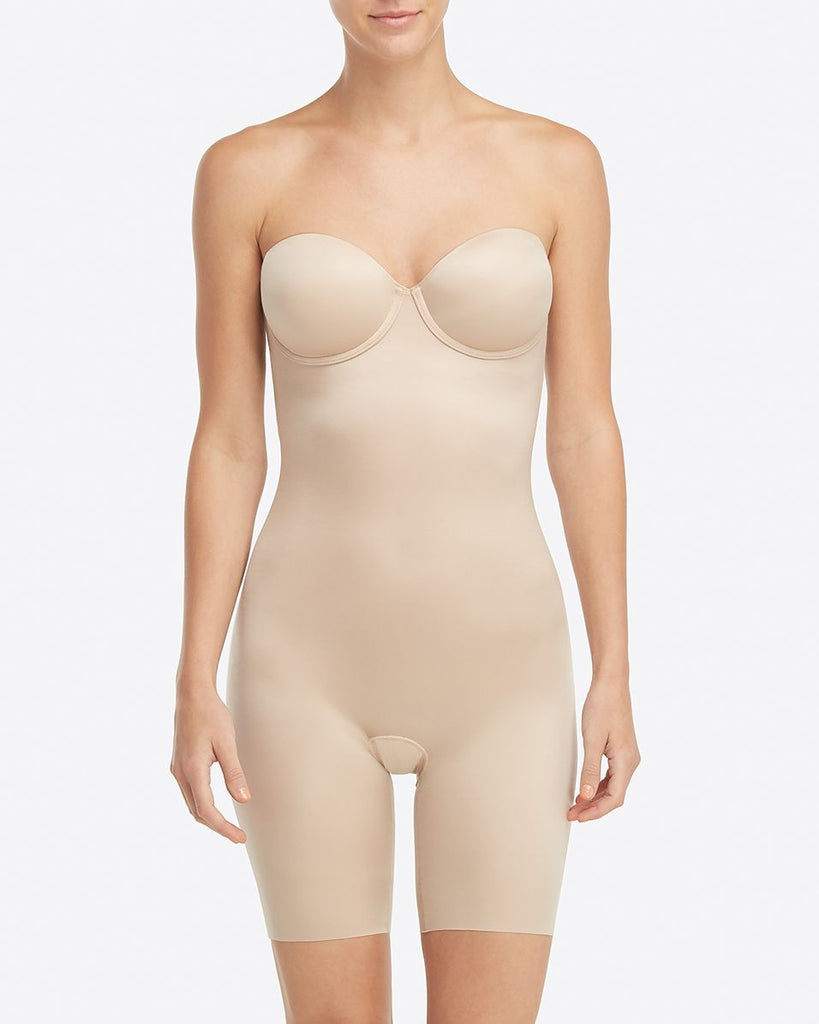Strapless Cupped Bodysuit in Champagne Beige – Christina's Luxuries