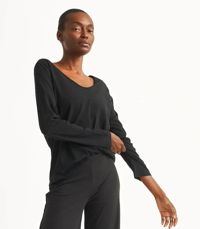 CAILEIGH Long Sleeve in Black – Christina's Luxuries