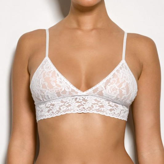 Signature Lace Bralette in White – Christina's Luxuries