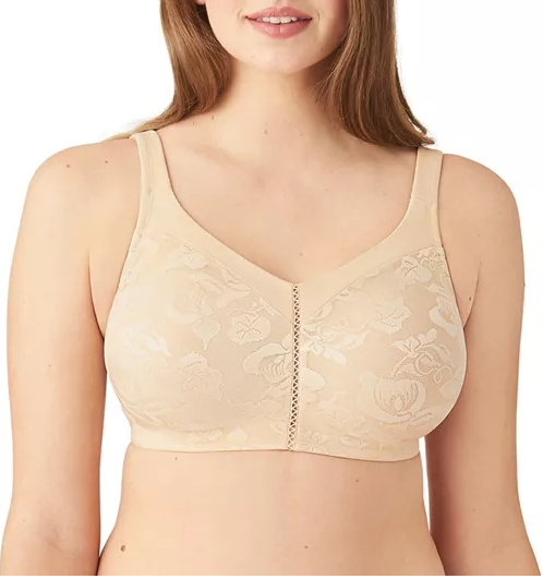 Cotton Lace Soft Cup Bra in Powder – Christina's Luxuries