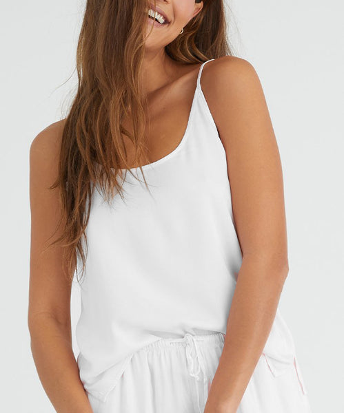 CAMISOLE in Pearl White