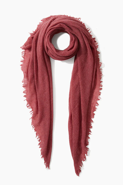 Cashmere Scarf in Ruby Wine