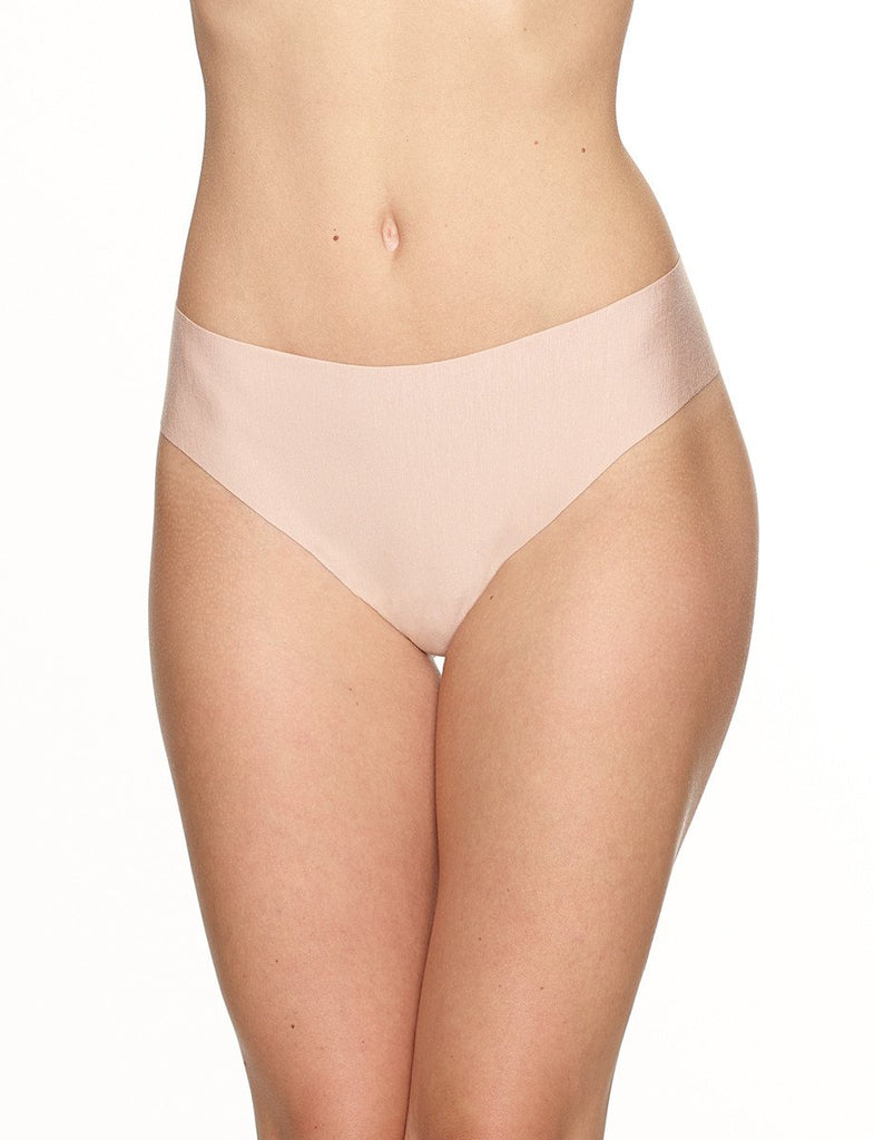 BUTTER Mid-Rise Thong in Beige