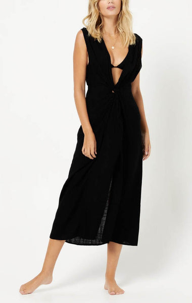 DOWN THE LINE Cover Up in Black