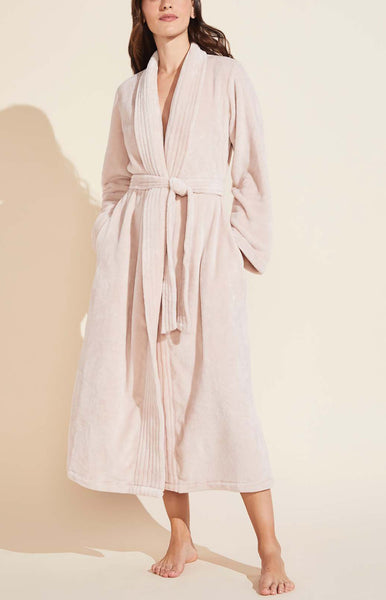 Chalet Plush Robe in Light Blush