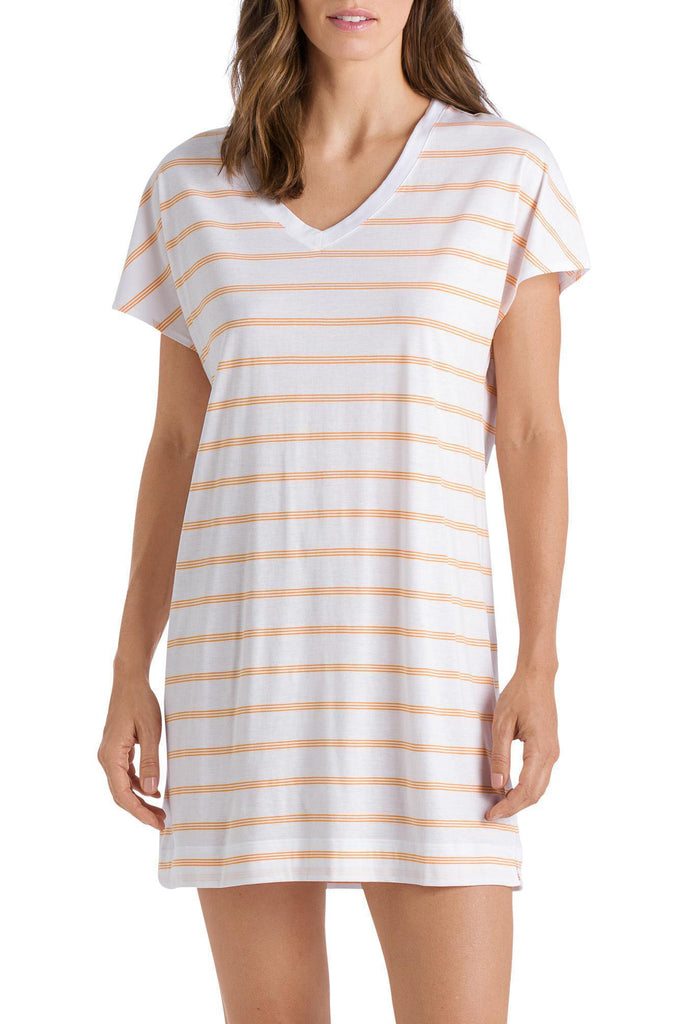 LAURA Night Shirt in Sunny Stripe