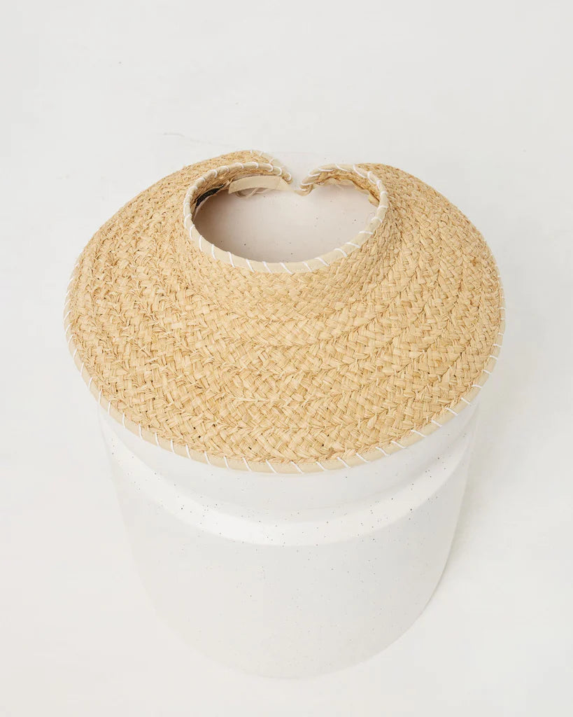 DEL MAR Roll Up Hat in Natural