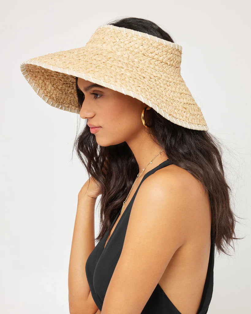 DEL MAR Roll Up Hat in Natural