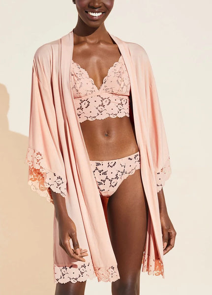 GISELE Relaxed Short PJ Set in Fiore Rose Cloud/Ivory