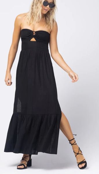 MELODY Strapless Dress in Black
