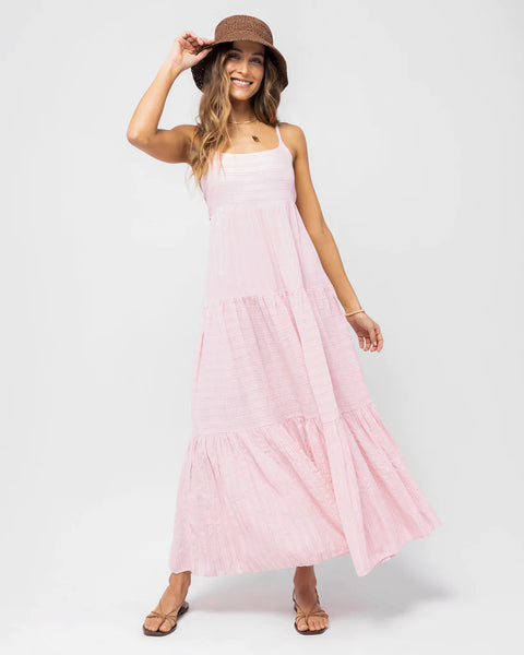 SANTORINI Dress in Rose Quartz