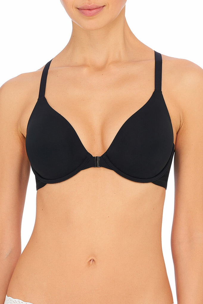 SMOOTH COMFORT Front Close Bra in Black – Christina's Luxuries