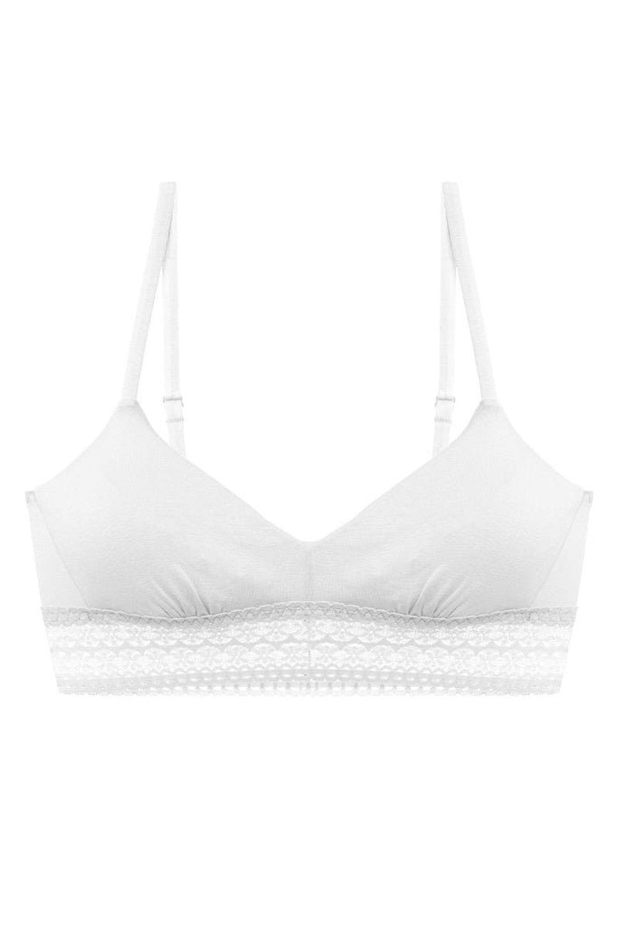 MAY Softest Bralette in White