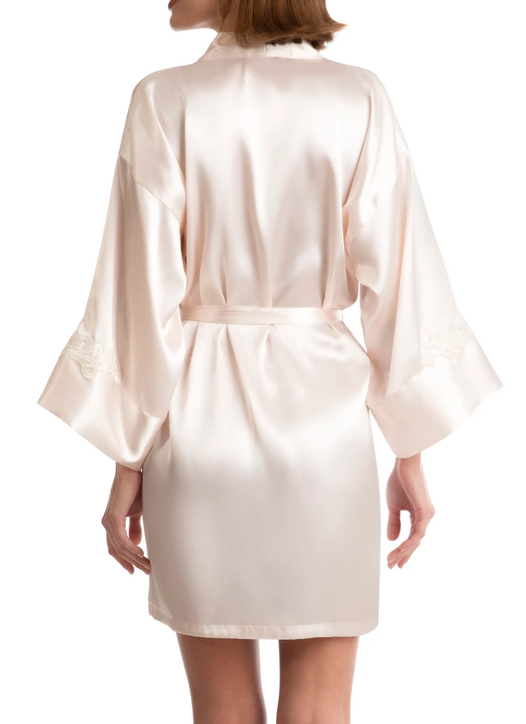 OPHELIA Wrap Robe in Champagne