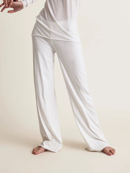 Double Layer Pants in White