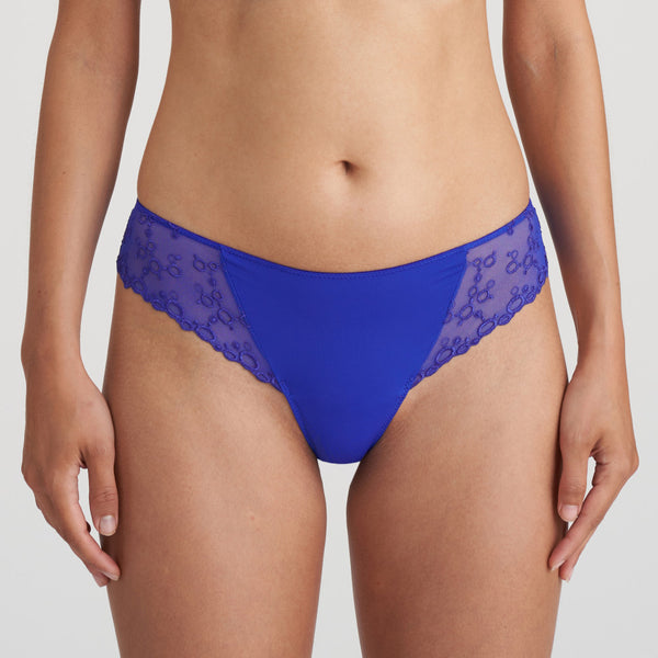 NELLIE Thong in Electric Blue