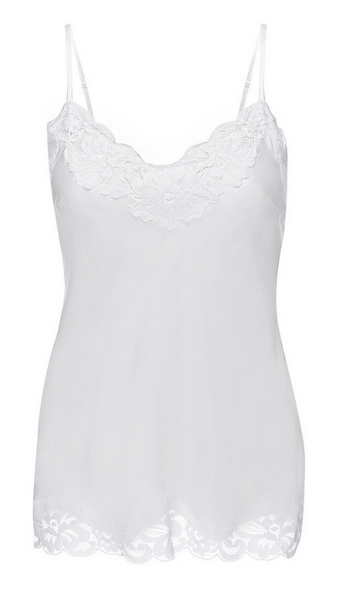 Floral Lace Cami in White