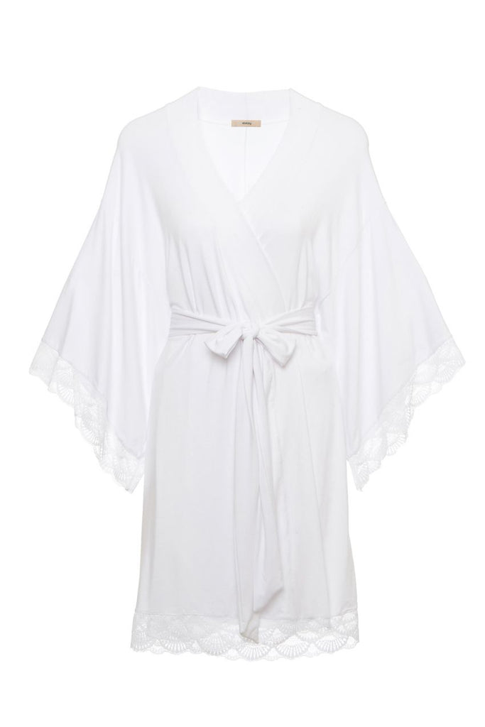 MATILDA Kimono Robe in White