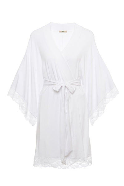 MATILDA Kimono Robe in White