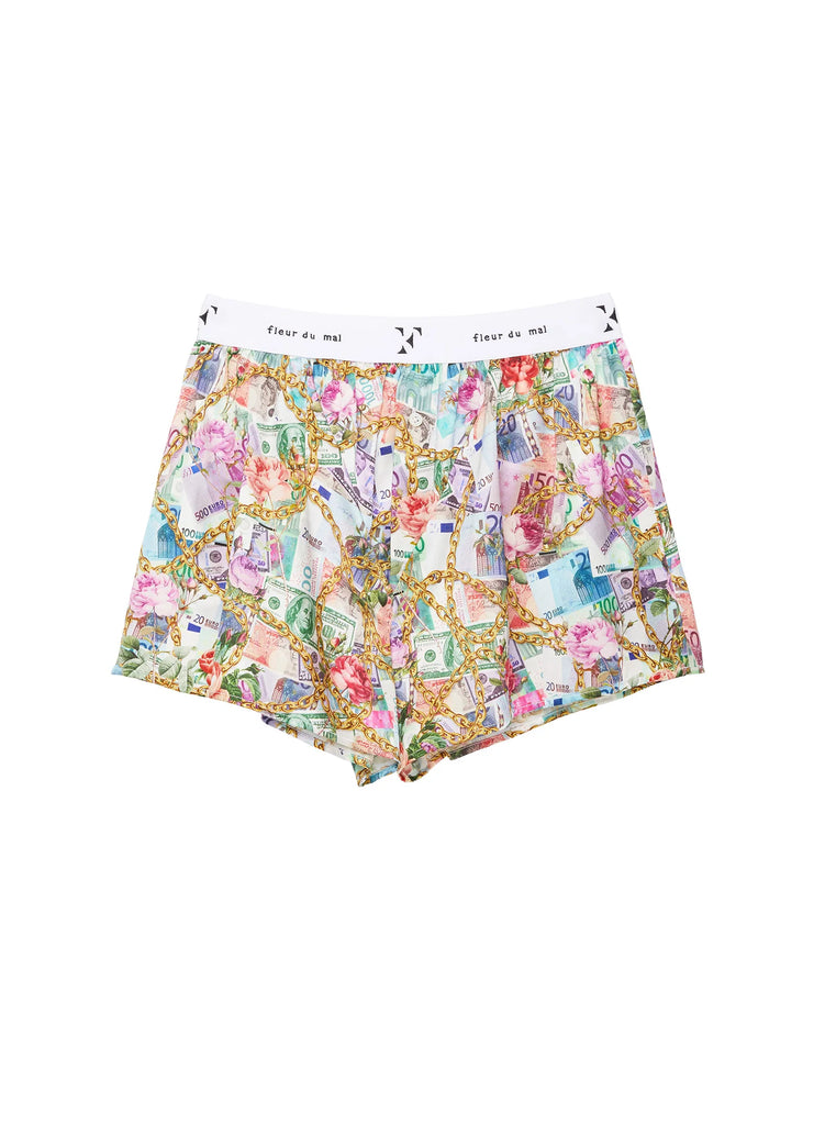 Unisex Silk Boxer Shorts in So Money – Christina's Luxuries