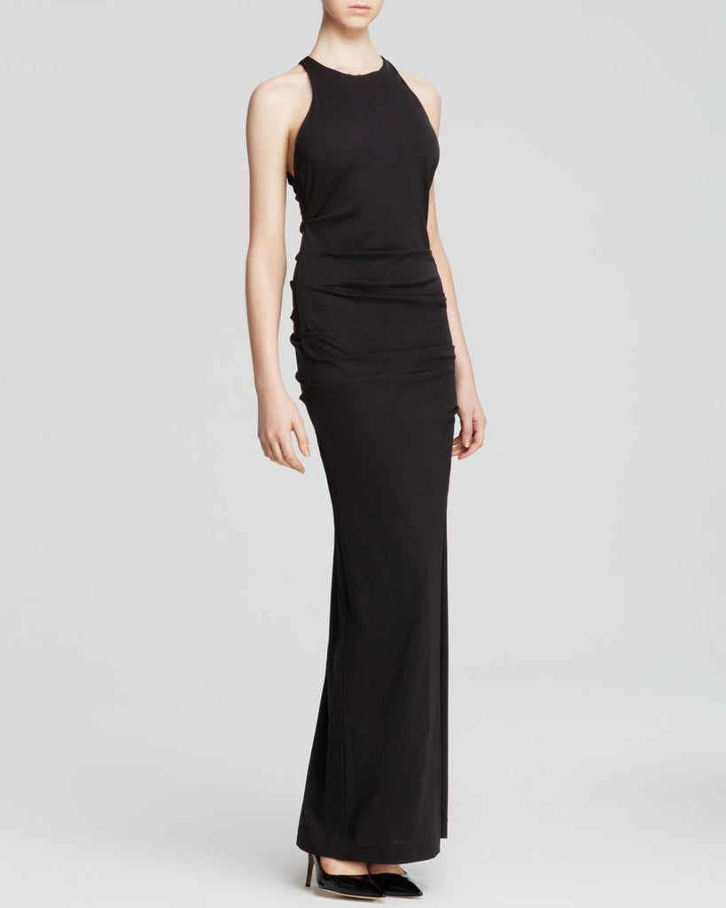 High Neck Open Back Dress in Black Christina's Luxuries High Neck Open Back Dress in Black Christina's Luxuries