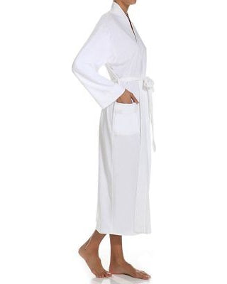 Butterknit Long Robe in White