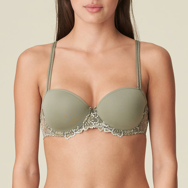 FEATHERS Plunge Bra in Sheer Pink – Christina's Luxuries