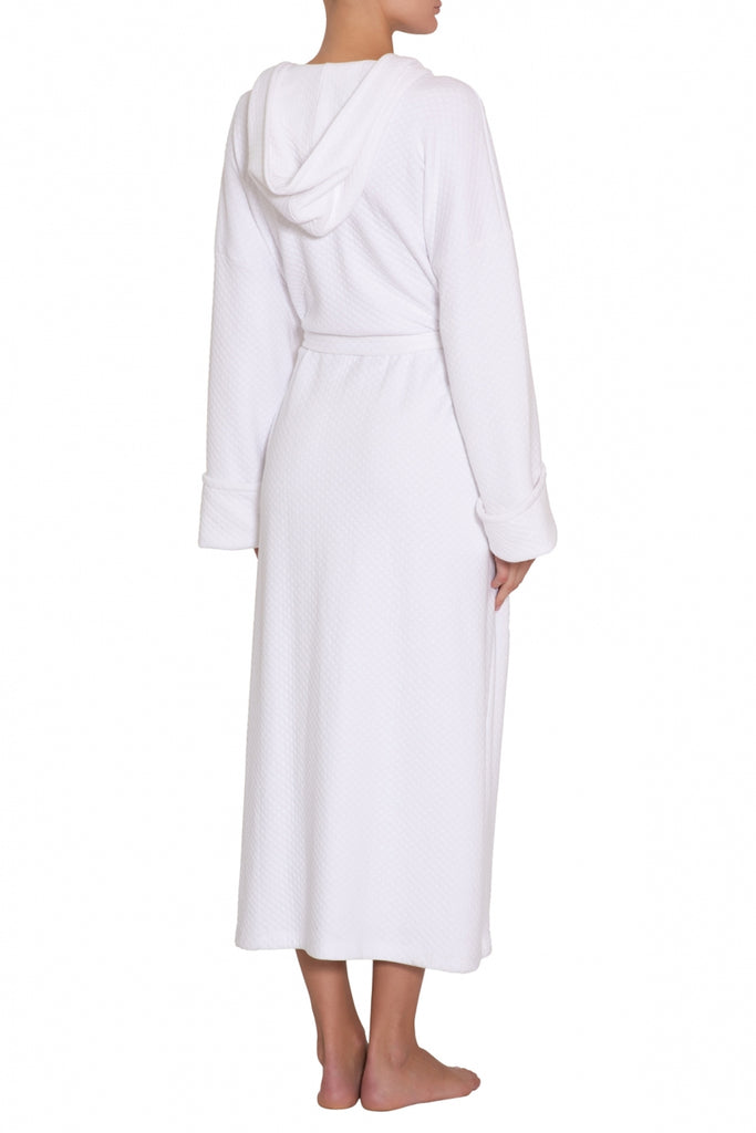 ZEN Long Spa Robe in White