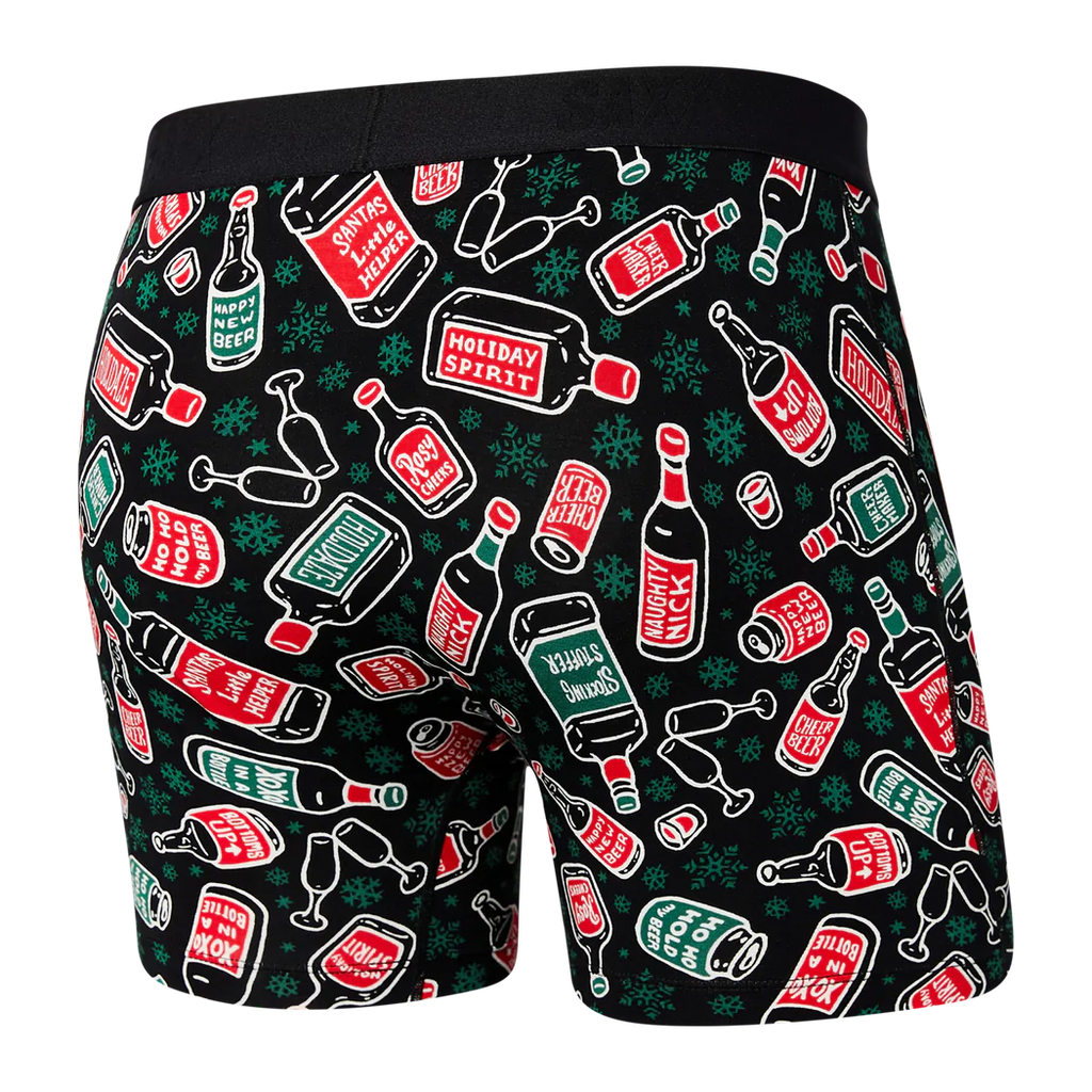 ULTRA Boxer Brief w/ Fly in Holiday Spirits