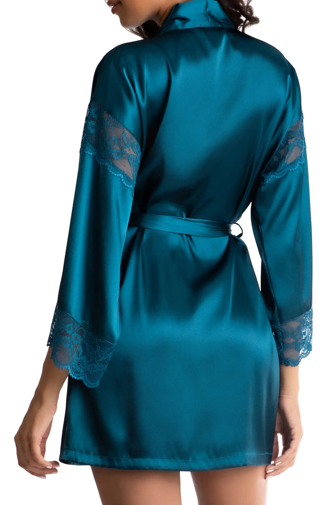 ELIZA Wrap Robe in Teal