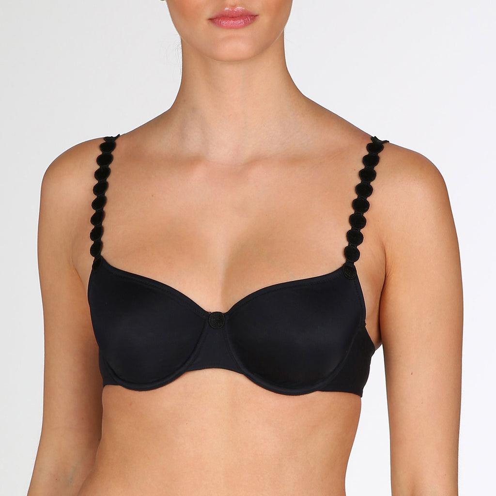 TOM Full-Cup Underwire Bra in Charcoal