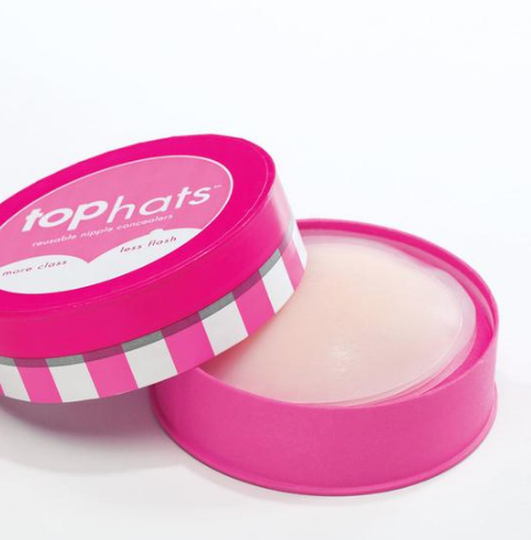 TOP HATS Reusable Nipple Covers in Clear