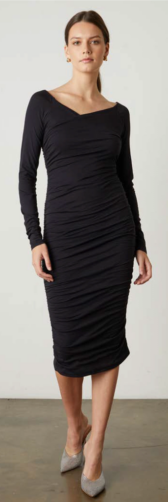 TORI Long Sleeve Dress in Black