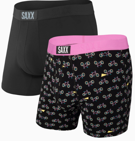 VIBE Boxer Briefs in Bicycle/Black