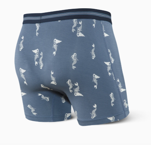 VIBE Boxer Brief in Blue Tiny Mermaid