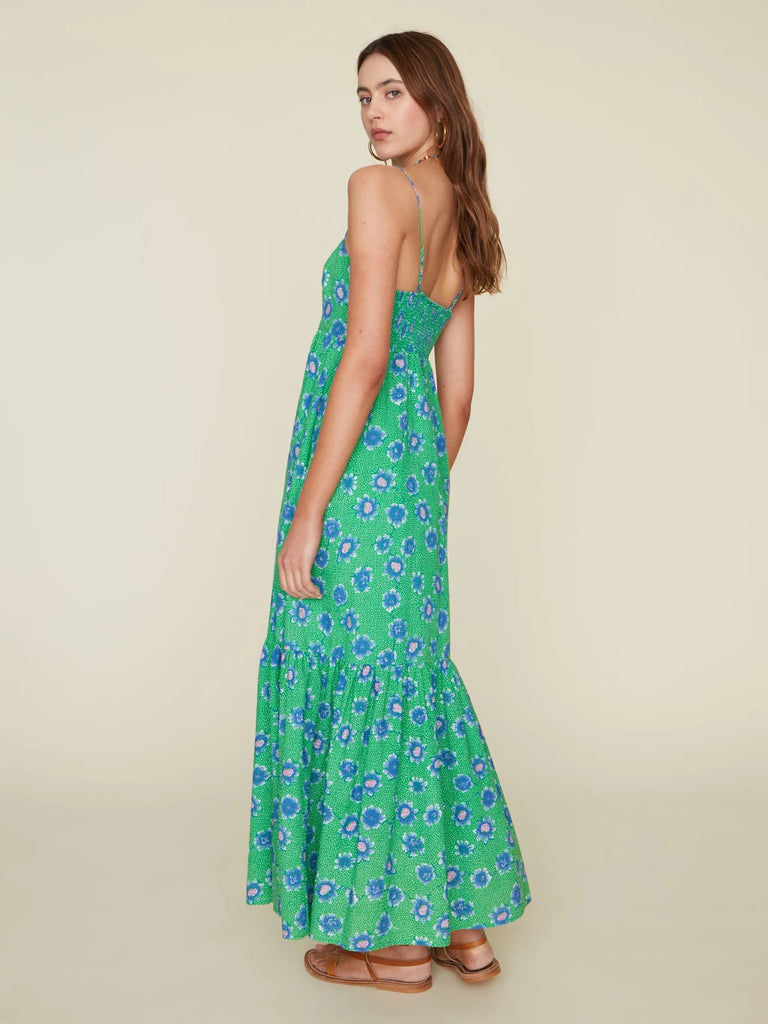 FAE Dress in Green Poppy